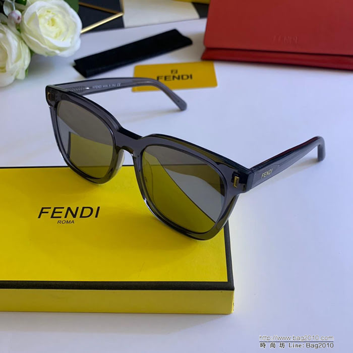 FENDI芬迪 FOG515 最新官網同步 方形簡約百搭 男女款通用 太陽鏡  lly1651